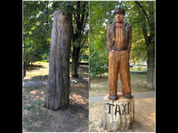 Памятник таксисту: в Черноморске появился новый арт-объект